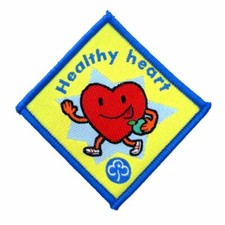 Girlguiding Brownie Healthy Heart Badge - Obsolete