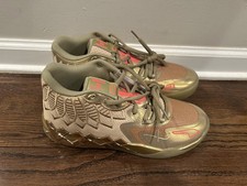 Puma x LaMelo Ball MB.01 "Golden Child" Basketball Shoes Metallic Gold Size 10.5