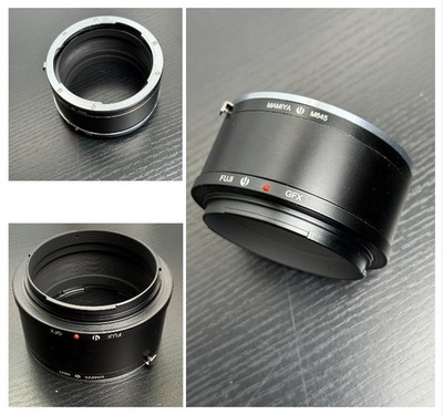 Hot For Mamiya Phase One M645 Lens Bayonet To Fujifilm GFX Camera Adapter Ring