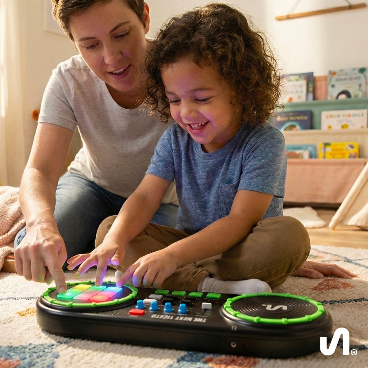 The Next Beat by Tiesto First DJ Mixer for Kids w/Jog Wheel