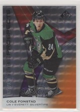 2019-20 Upper Deck SP Game Used CHL Edition Orange 7/199 Cole Fonstad #46 z6b