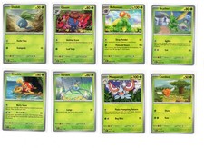 Pokemon SV3 Obsidian Flames C/U/R Complete Set 176 Cards