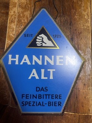 Original HANNEN ALT Schild Brauerei Werbung