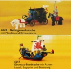 Lego CASTLE 6042 Dungeon Hunters + 6057 Sea Serpent Black Knights Drachen