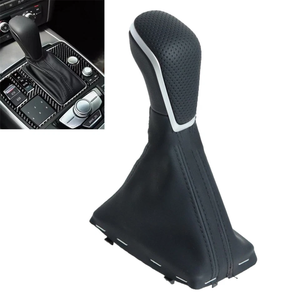 Leather Gear Shift Knob for For A7 For A6 PA Style C7 2016 2017 2018 LHD - Image 4 of 4