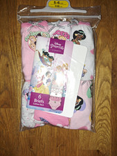 NEU OVP Disney Princess Mädchen Slips 6er Pa...