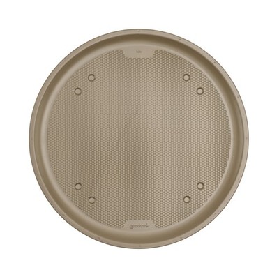 GoodCook 16 Inch Nonstick Carbon Steel Pizza Pan Textured Bronze