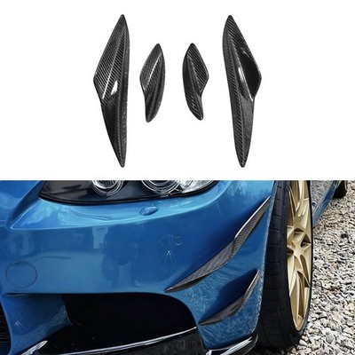 Carbon Fiber front Bumper canards For BMW 3 Series E90 E92 E93 Front Splitter