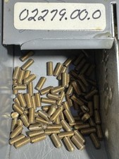 2x Rollei Camera Brass Set Screws 2.5mm X 6.45mm 02279.00.0 Original NOS