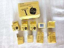 Lot 9 Hand Tally Counter 4-Digit Mechanical Palm Number Clicker With Finger Ring
