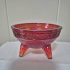 FENTON Chou Ting Ceremonial Fairy Lamp Cadmium Glow Glass  *BOTTOM ONLY *
