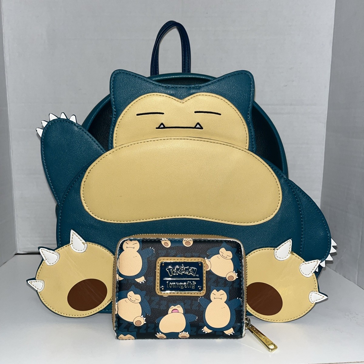 NEW Snorlax MINI Backpack Pokemon - Sleeping Snorlax Mini Backpack Blue | Elbenwald main image 3