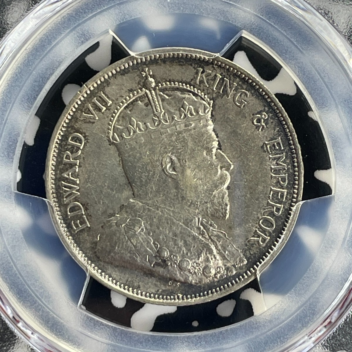 1907-H Straits Settlements 50 Cents PCGS AU55 Lot#G922