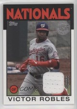 2021 Topps 1986 Topps Baseball Relics Victor Robles #86R-VR 0p1q