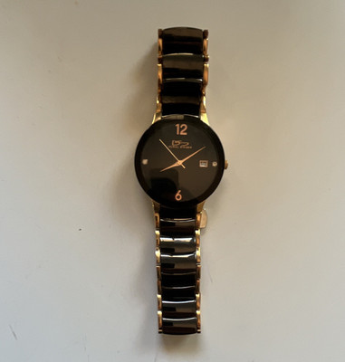 Daniel Steiger Men s Quartz Watch Black Dial Date Bracelet 3ATM