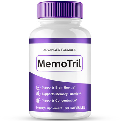 MemoTril Capsules   Memo Tril Natural Brain & Memory Support Supplement (1 Pack)
