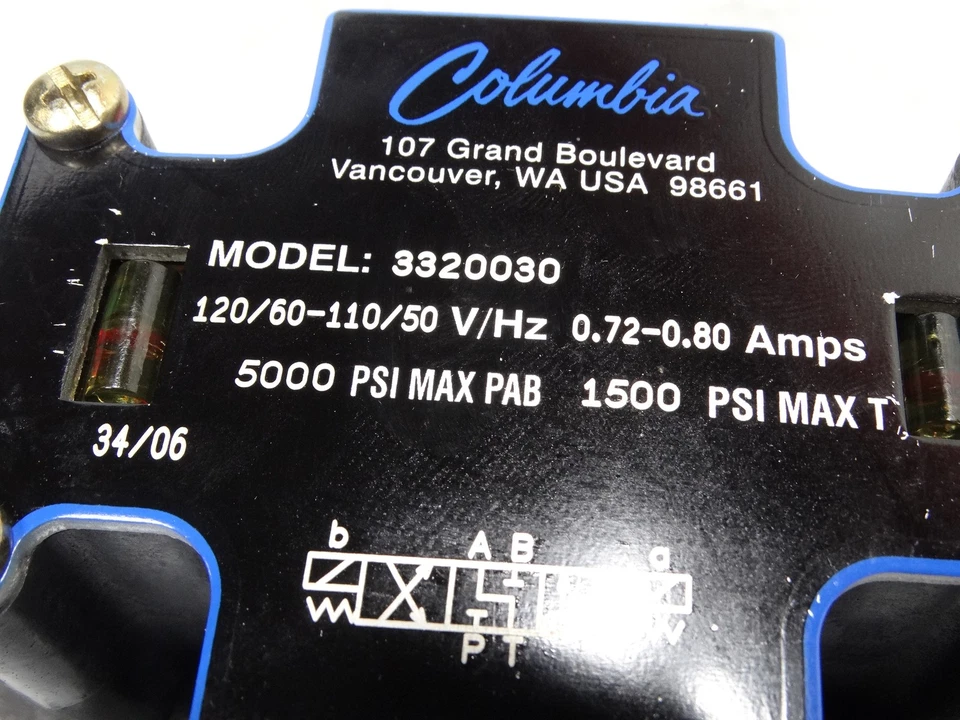 COLUMBIA MACHINE 3320030 VALVE - Image 3 of 3