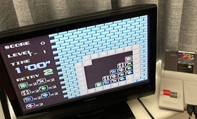 NES ~ PUZZNIC ~ Nintendo Game NES-ZP-AUS Game Cart + Sleeve + Inst + Box Pal A