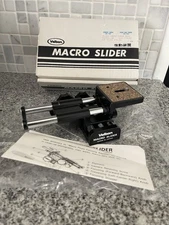 VELBON Tripod Accessory Macro Slider MINT NOS Box included WOW 🚨🚨🚨