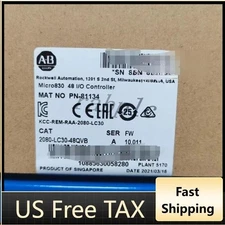 2080-LC30-48QVB AB Micro830 48 I/O  Controller   US Free Tax