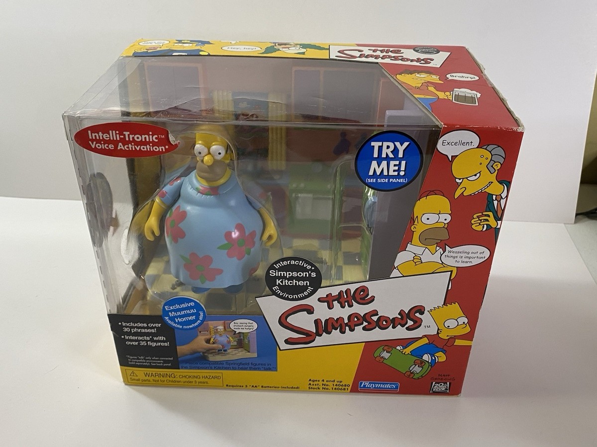 Playmates Toys Simpsons Kitchen Interactive Environment
