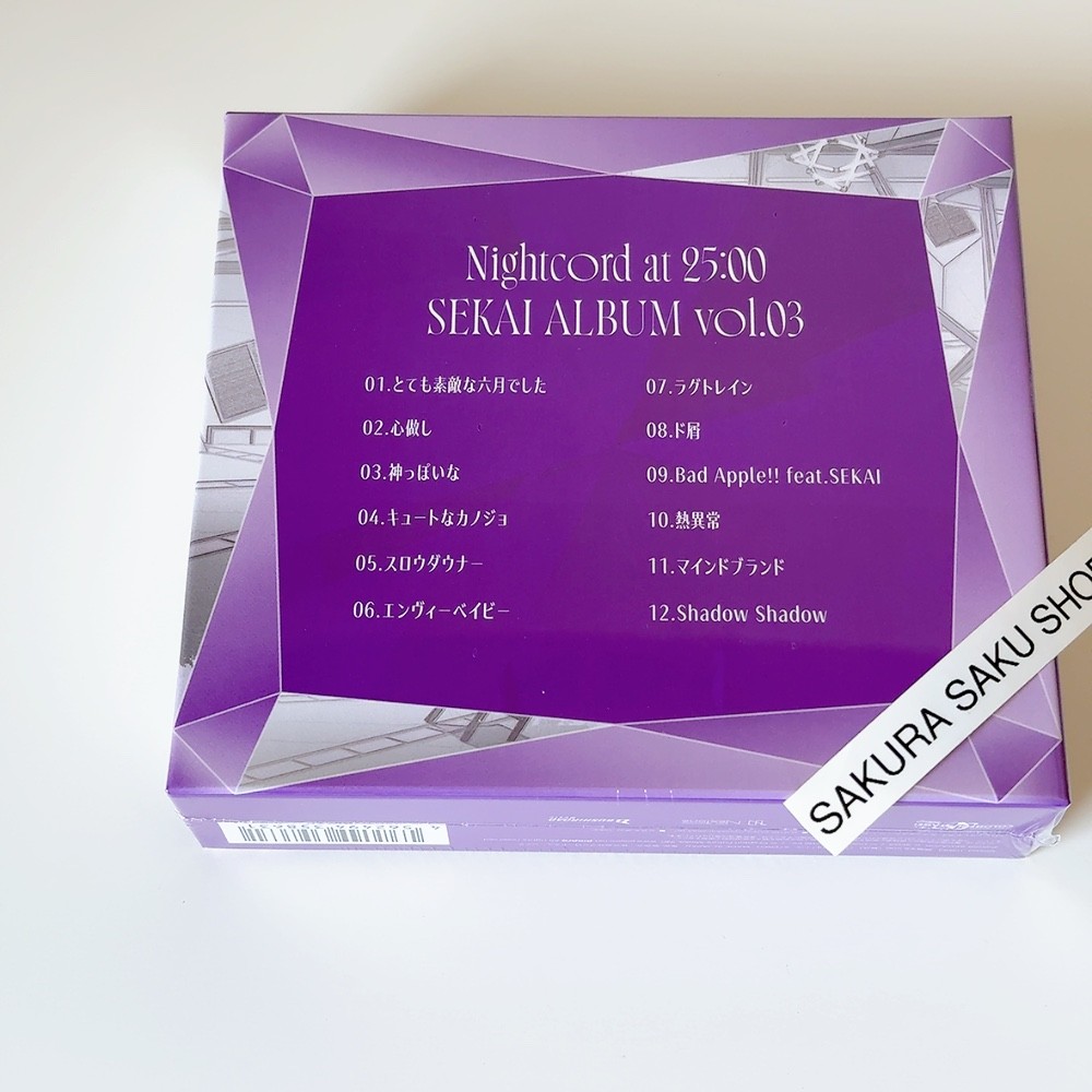 Nightcord at 25:00 SEKAI ALBUM vol.3 CD Limited w/ Goods HATSUNE