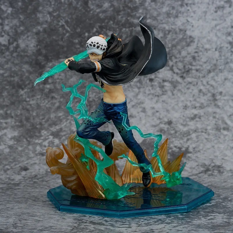 Figura One Piece Trafalgar D. Water Law - Estatua de Anime PVC - Decoración de Escritorio 17 cm