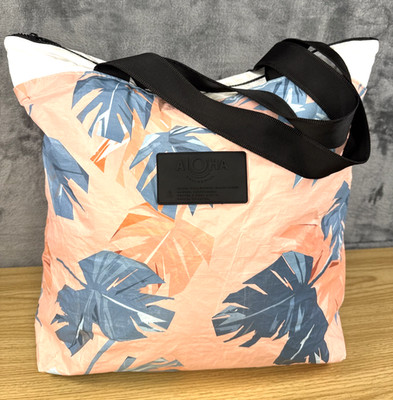 ALOHA Collection x The Laylow Waikiki Day Tripper Tote Tropical Tyvek Zip Bag