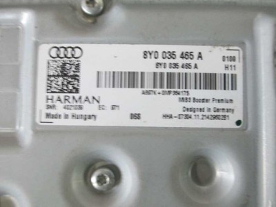 20-22 AUDI A4 Q5 SQ5 Audio Equipment Radio Amplifier 8Y0 035 465 A