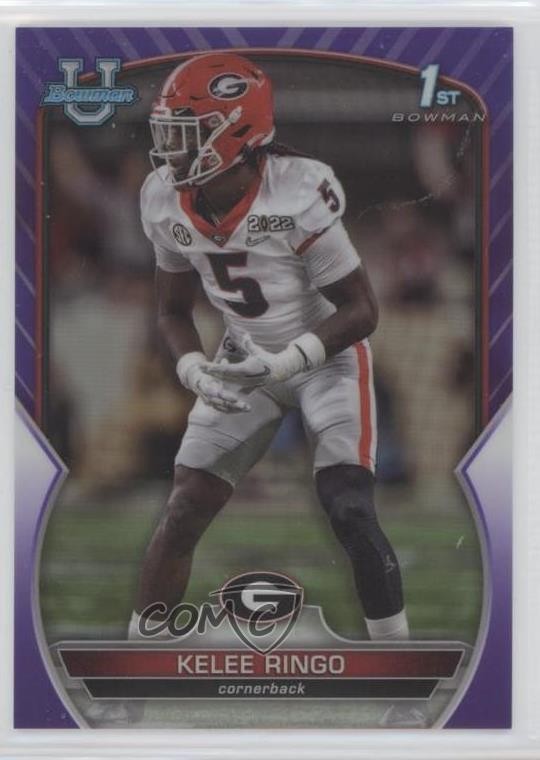 2022 Bowman U Chrome Purple Refractor 90/399 Kelee Ringo #68 0e9i