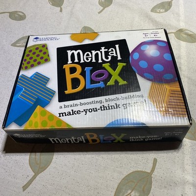 Learning Resources MENTAL BLOX Critical Thinking Set 3-D Puzzle Game