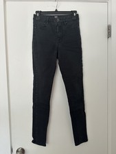 BDG Urban Outfitters Twig High Rise Skinny Jeans Black Wash Size 25