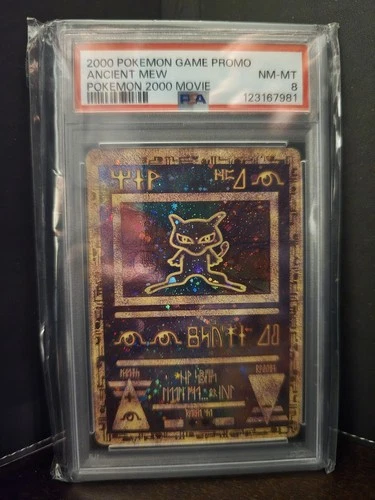 Pokémon 2000 Miscellaneous Ancient Mew Promo Holo PSA 8 Card 1 English