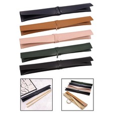 PU Leather Drumstick Bag Organizing Pouch Drumstick Storage Bag