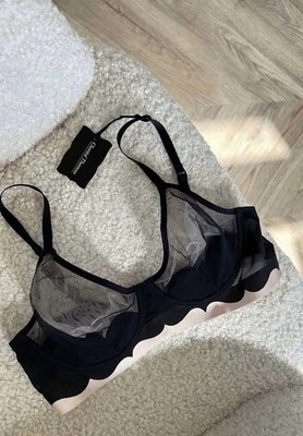 CHANTAL THOMASS Bra 32D ( 70D ) PASSION ELLE T06610 NOIR/NATUR