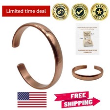 Lifetime Durable Hand Forged Copper Bracelet - Calming Stylish Accessory