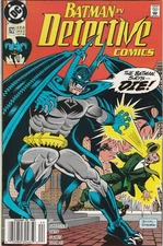 Batman Detective Comics #622 DC Comics 1990 Newsstand Edition VF/NM Sleeve/Board