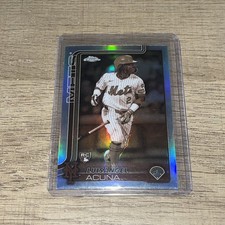 2025 Topps Chrome - Luisangel Acuna Sepia Refractor (RC) #56 New York Mets