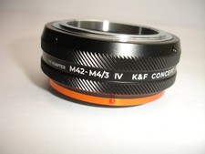 K F Concept adapter for M42 mount lens to Micro 4/3 M4/3 MFT G3 GH2 OM-D