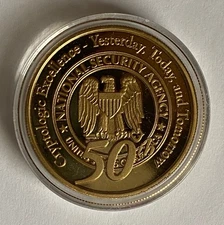 National Security Agency Cryptologic 50th 1952-2002 NSA CHALLENGE COIN