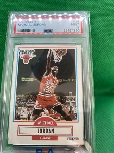 1990 Fleer Michael Jordan PSA 9 #26 REAL NICE VINTAGE CARD LOOKS GEM MINT 🔥🔥🔥