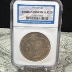 1904 O Morgan Silver Dollar graded BU by NGC