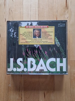 J. S. Bach: DIE GROSSEN MEISTER DER MUSIK (2 CD-Set von 1990 - Parnass 69 933 0)