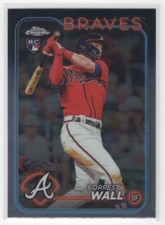 #176 Forrest Wall 2024 Topps Chrome RC Atlanta Braves