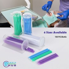 Cepillos aplicadores de microcepillos desechables de grado dental flexibles para cuidado personal