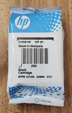 HP 61 Black Ink Cartridge Genuine OEM CH561W Sealed NEW No Box