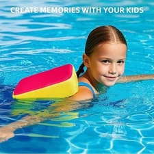 Back Float Safety Swim Trainer Swimming Belt with Adjustable Split Layers3274