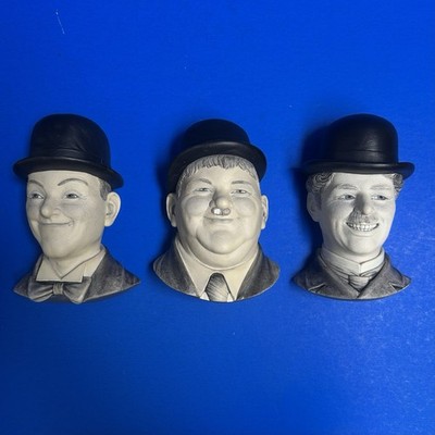 Laurel & Hardy Charlie Chaplin Wandbüste Figuren Legend Products J Wright