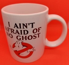 Ghostbusters Logo Mug I ain't afraid of no ghost Tea Cup 80's Movies Gifts