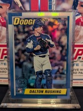Dalton Rushing 2025 Topps Update Series 1990 Baseball U90-5, Los Angeles Dodgers